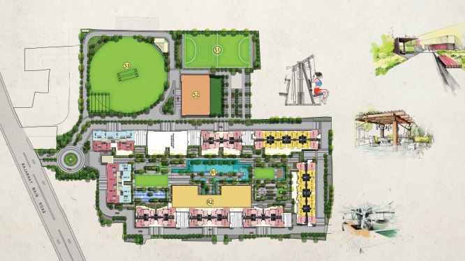 DLF Sector 108 master floor plan